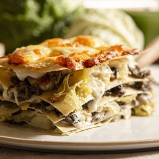 Wirsing-Pilz-Lasagne