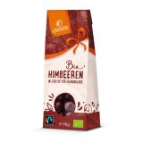 Himbeeren in Zartbitterschokolade
