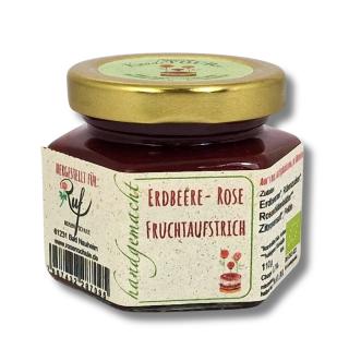 Erdbeere-Rose Fruchtaufstrich