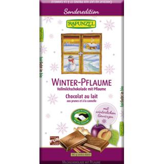 Vollmilchschokolade Winter Pflaume