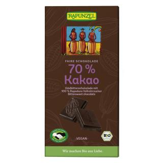 Edelbitter Schokolade 70% Kakao