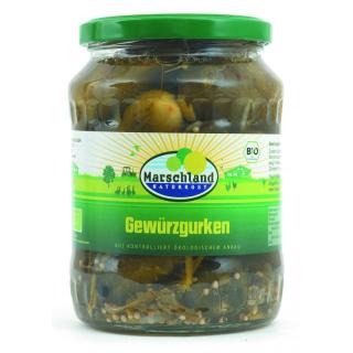 Gewürzgurken im Glas