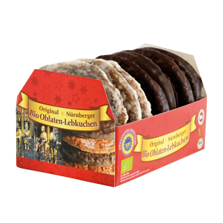 7 Feine Nürnberger Oblatenlebkuchen im Tray