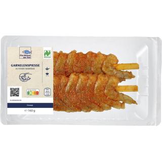 Garnelenspiess mariniert