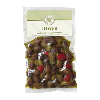 Ital. Leccino Oliven pikant mariniert