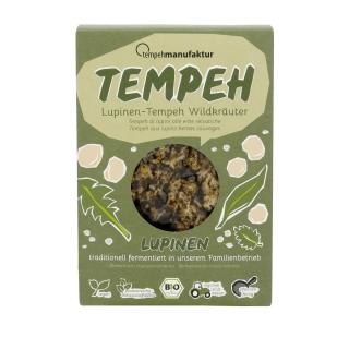 Tempeh Lupinen Wildkräuter