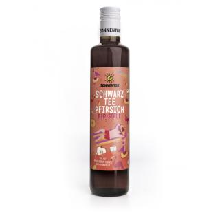 Schwarztee-Pfirsich Eistee Sirup