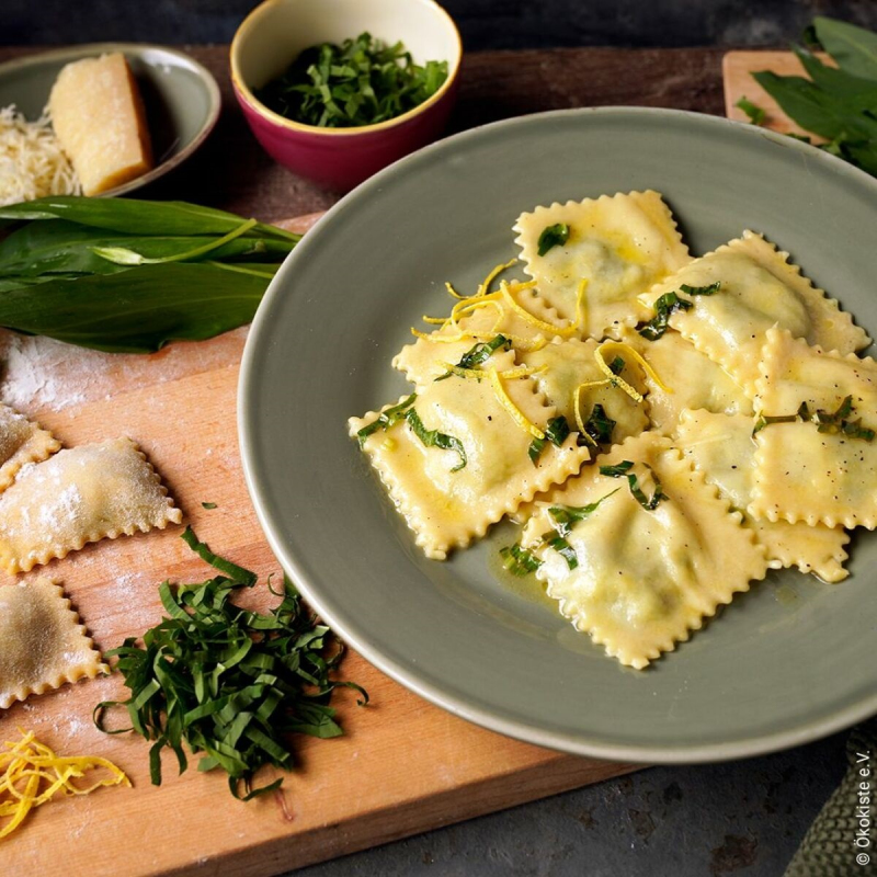 Bärlauch Ravioli