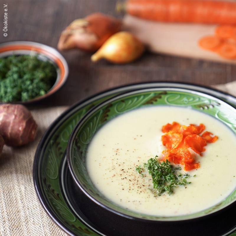 Topinambur-Cremesuppe