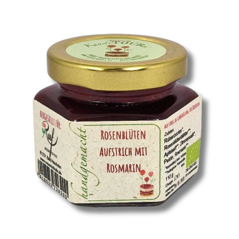 Rosenblüten Aufstrich mit Rosmarin
