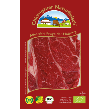 Ribeye-Steak v. Rind natur