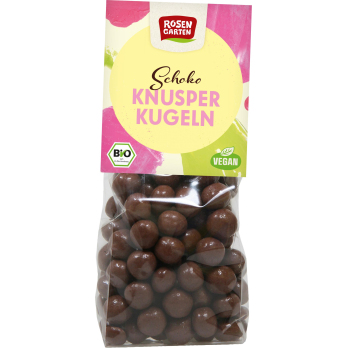 Vegane Schoko Kugeln mit Knusperkern