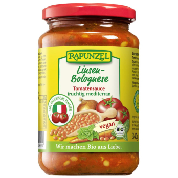 Tomatensauce Linsen-Bolognese