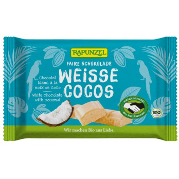 Weiße Schokolade mit Kokos
