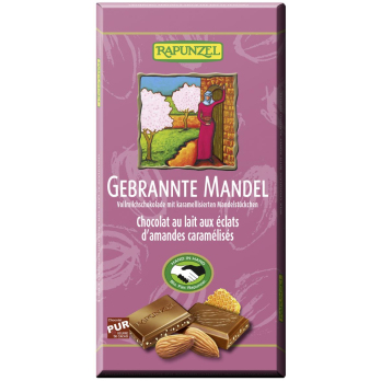 Vollmilchschokolade gebrannte Mandel