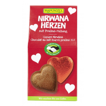 Nirwana-Schokoherzen 8 Stück