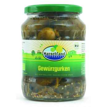 Gewürzgurken im Glas