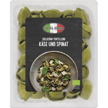 Vollkorn-Tortelloni Käse-Spinat