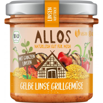 Linsen Aufstrich Gelbe Linse Grillgemüse