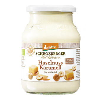 Joghurt Haselnuss Karamell
