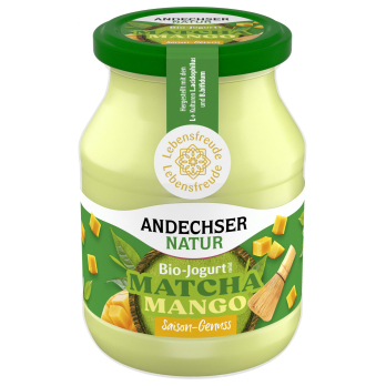 Joghurt Matcha-Mango
