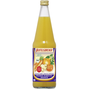 Orange-Karotte-Ingwer Saft