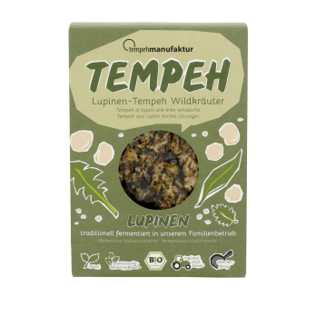 Tempeh Lupinen Wildkräuter