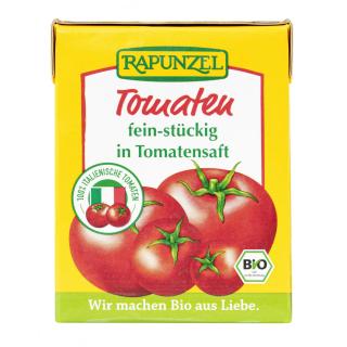 Tomaten fein-stückig in Tomatensaft