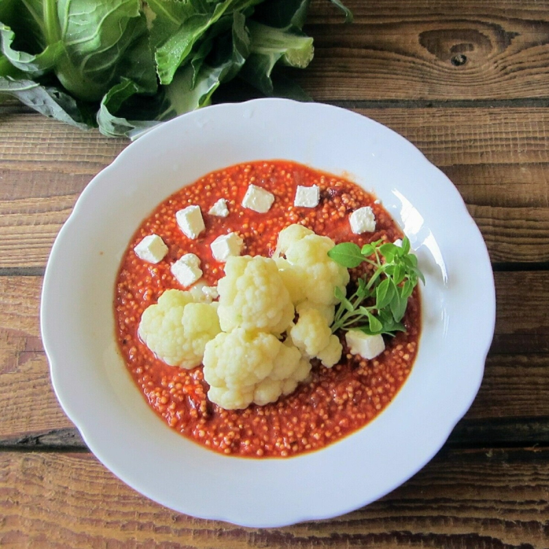 Bunter Eintopf mit Blumenkohl