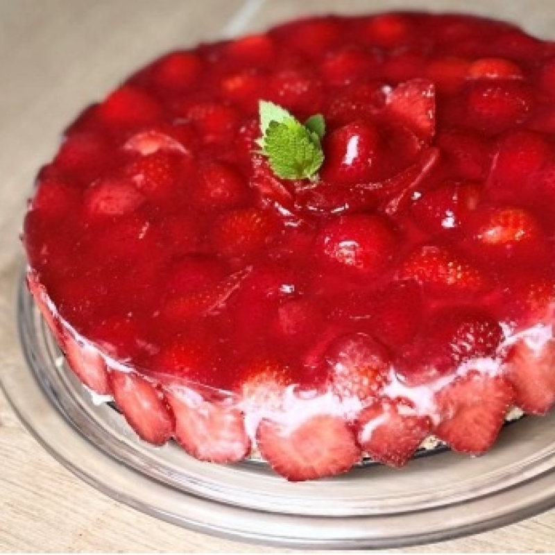 Erdbeer-Schmand-Torte