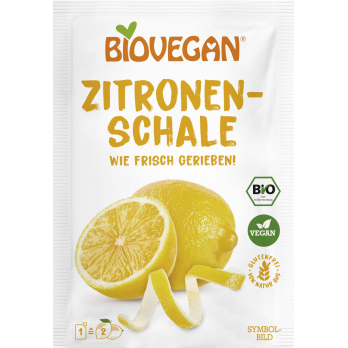Zitronenschale gerieben