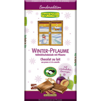 Vollmilchschokolade Winter Pflaume