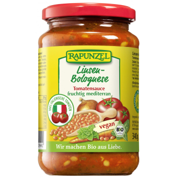 Tomatensauce Linsen-Bolognese