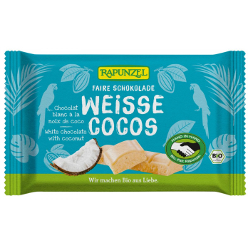 Weiße Schokolade mit Kokos