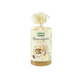 Reiswaffeln mit Sesam