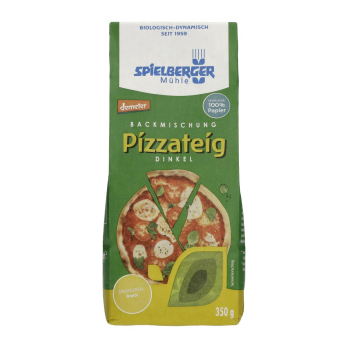 Backmischung Dinkel Pizzateig vegan
