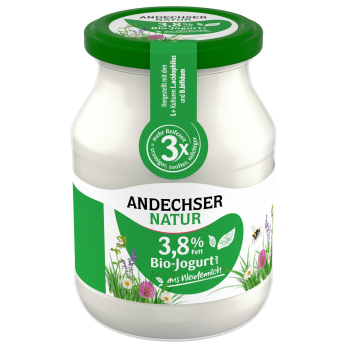 Joghurt natur mild 3,8%