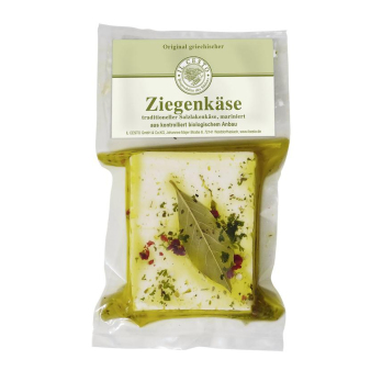 Ziegenkäse mariniert