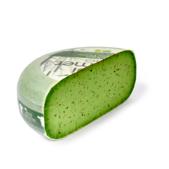 Gouda mit grünem Pesto